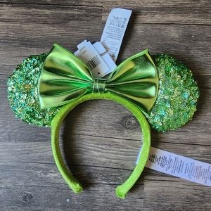 Green sequin Mickey Ears